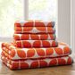 Hampton Park Lita 6-Piece Cotton Jacquard Bath Towel Set in Orange, , large