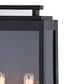 Vaxcel Hampton 2-Light Outdoor Wall Mount in Textured Black, , large