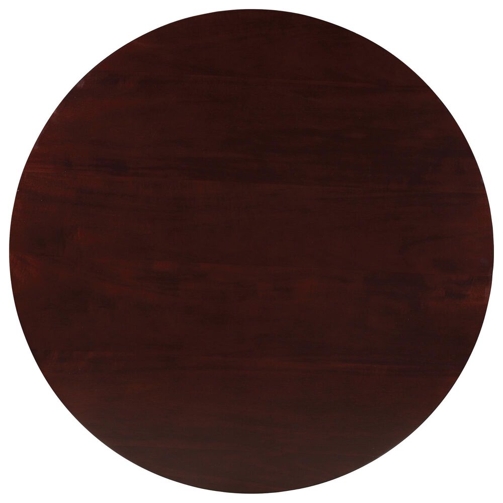 OSP Home Lane Round Coffee Table in Espresso, , large