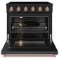 Thor Kitchen Gordon Ramsay 6 Cu. Ft. Professional Freestanding Electric Range with Rose Gold Handle Kit in Black, , large