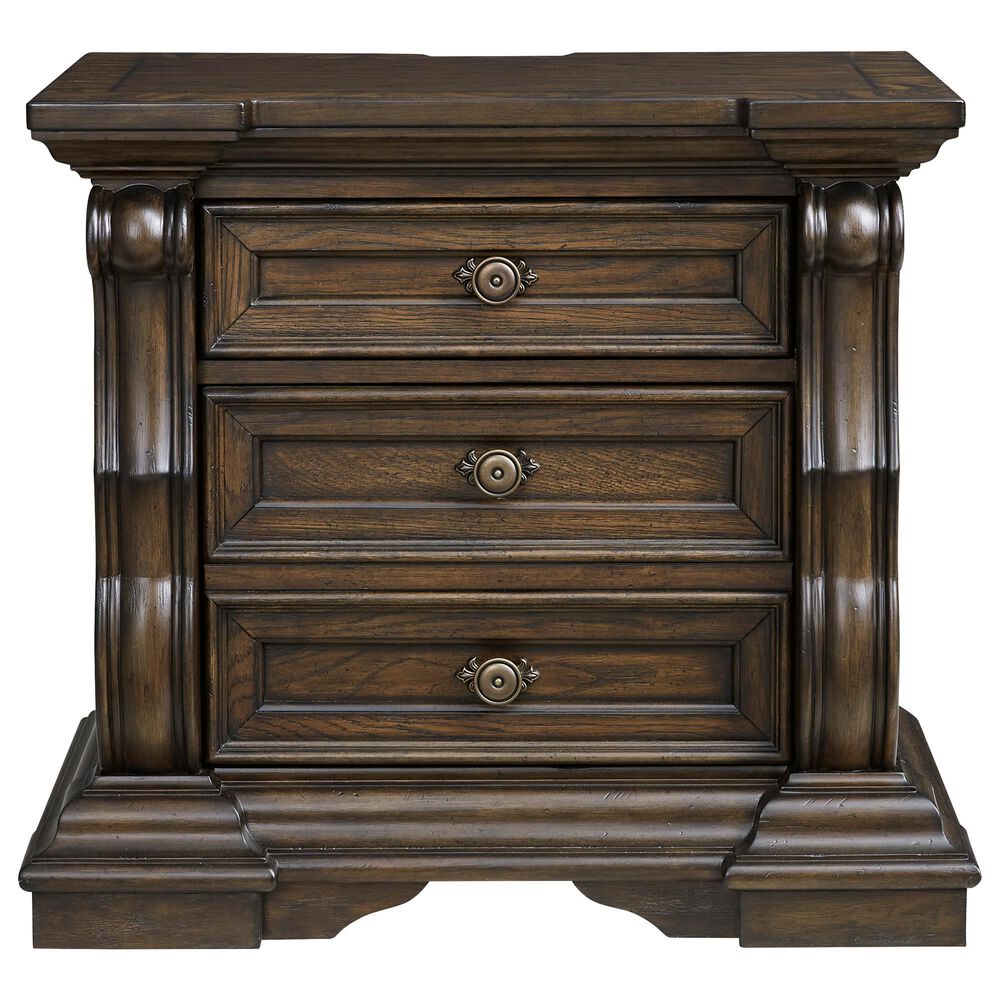 Millenium Maylee 4-Piece King Bedroom Set in Dark Brown, , large