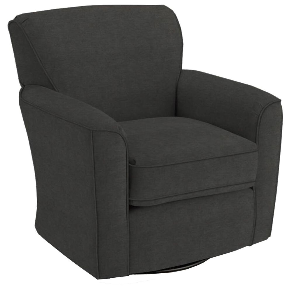 Best Home Furnishings Kaylee Swivel Glider in Grey, , large