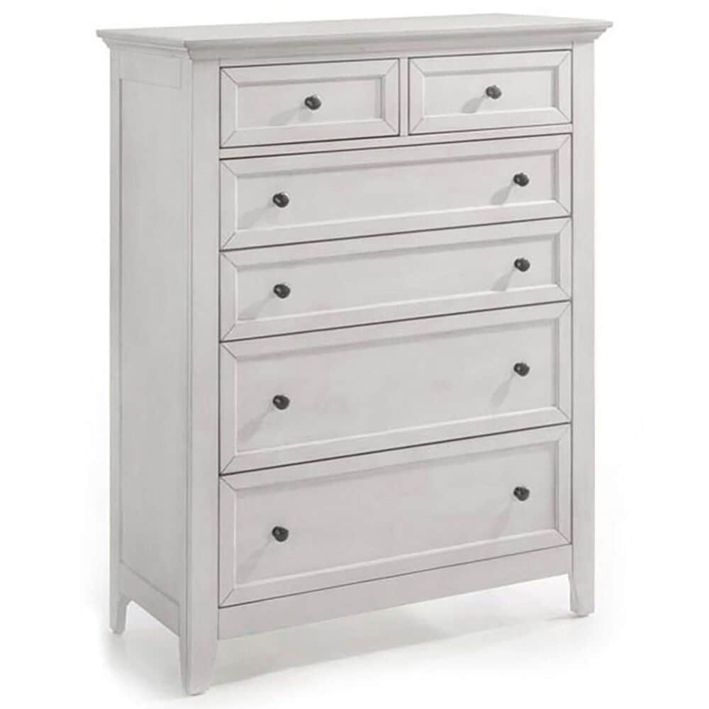 Hawthorne Furniture San Mateo 6-Drawer Standard Chest in Rustic White, , large