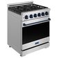 Thor Kitchen Gordon Ramsay 4.6 Cu. Ft. Professional Liquid Propane Range with Blue Handle Kit in Stainless Steel, , large