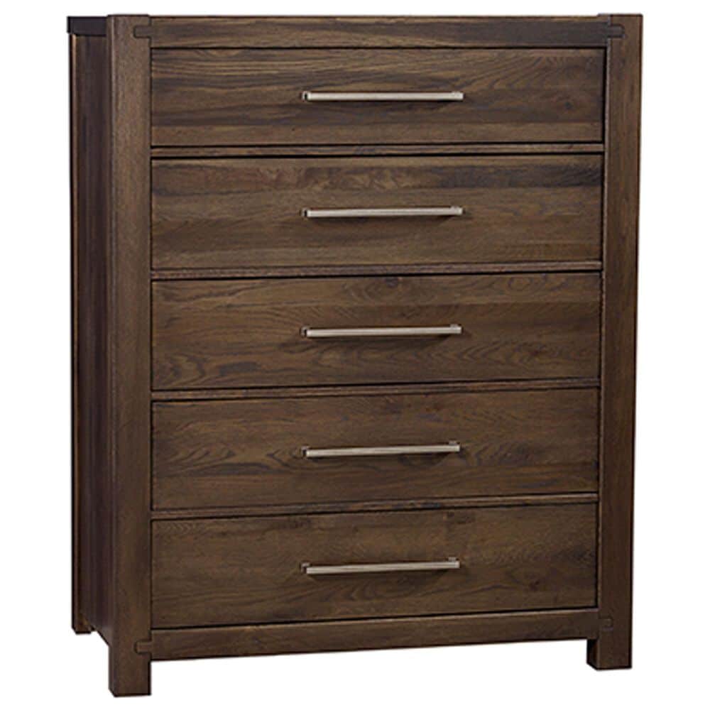 Viceray Collections Joinery 5-Drawer Chest in Espresso Oak, , large