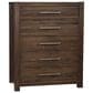 Viceray Collections Joinery 5-Drawer Chest in Espresso Oak, , large
