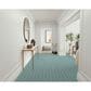 Nourison Twist Reversible 10" x 14" Aqua Indoor/Outdoor Area Rug, , large
