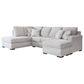 Ashley Gabyleigh 2-Piece Stationary Left Facing Sectional in Nickel, , large