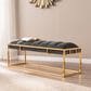 Southern Enterprises Harlyn Bench in Blue-Green/Brass, , large