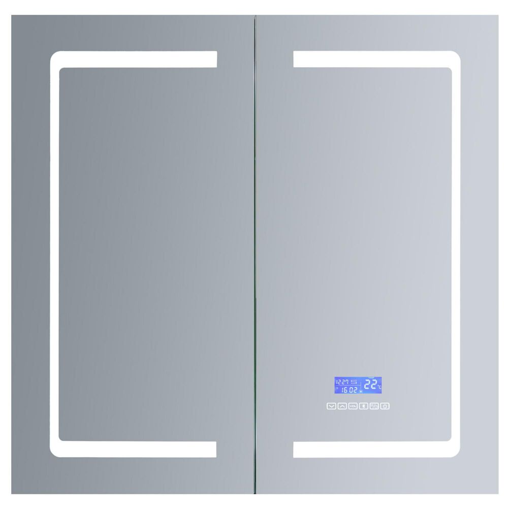 Lexora Home Bracciano 36" x 36" LED Medicine Cabinet with Defogger, , large