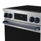 Thor Kitchen Gordon Ramsay 4.8 Cu. Ft. Professional Induction Range with Blue Color Kit Assembly in Stainless Steel, , large
