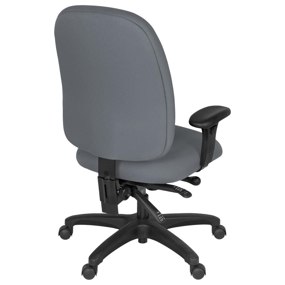 Regency Global Sourcing Comfort Series Multifunctional Swivel Computer Task Chair in Grey, , large