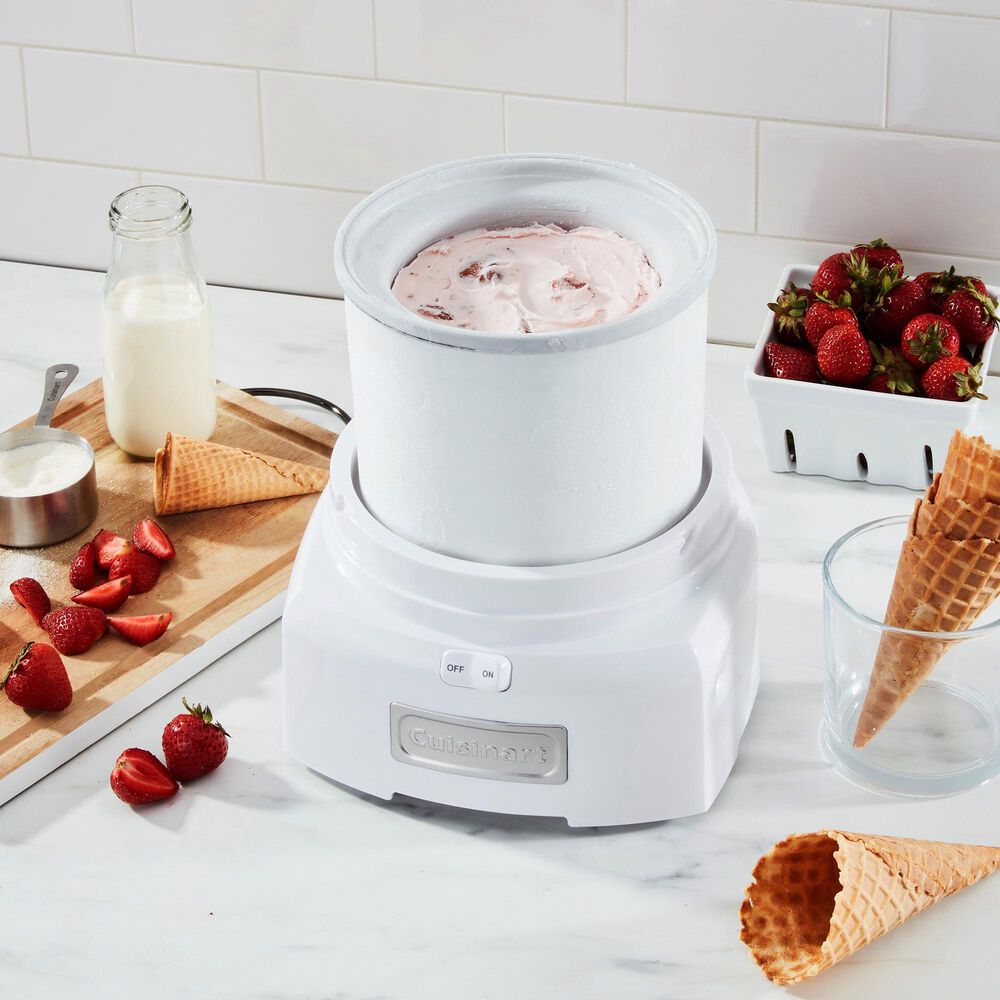 Cuisinart 1.5 Qt. Automatic Frozen Yogurt, Ice Cream and Sorbet Maker in White, , large
