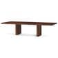 Theodore Alexander Kesden Dining Table in Pyramid Brown - Table Only, , large