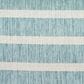 Nourison Positano POS03 Aqua and Ivory 4" x 6" Indoor/Outdoor Area Rug, , large