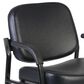 Regency Global Sourcing Victor Big & Tall Guest and Reception Chair in Black, , large
