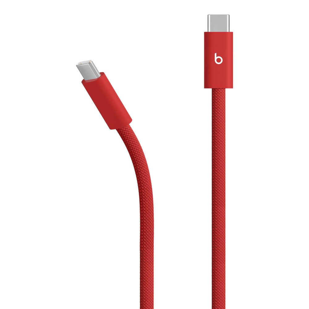 Beats 240W 10' USB-C to USB-C Braided Cable in Rapid Red, , large
