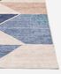 Central Oriental Rugease Devika 5" x 7" Beige and Blue Area Rug, , large