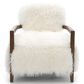 Furniture of America Lumir Long-Haired Accent Chair in White, , large