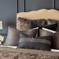 Eastern Accents Priscilla 27" Square Euro Pillow Sham in Heidi Copper and Edris Charcoal, , large