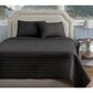 Rizzy Home Urban Mesh 90" x 92" Quilt in Black, , large