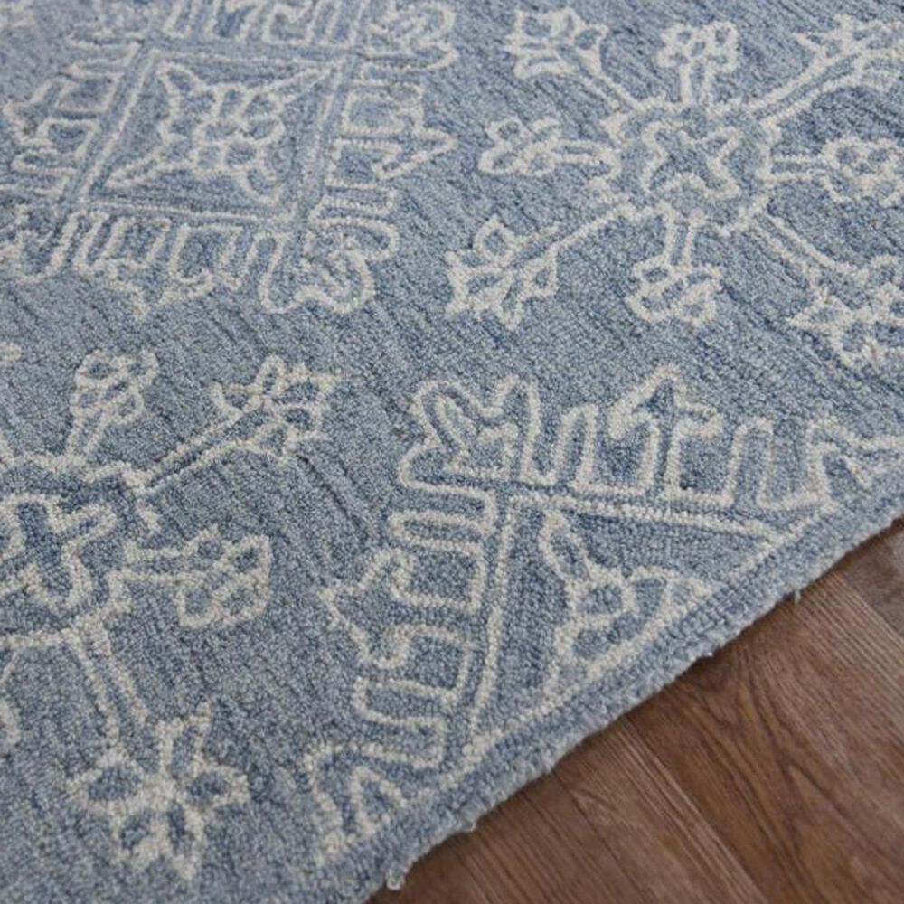 Amer Rugs Boston 5&#39; x 7&#39;6&quot; Sky Blue Area Rug, , large