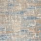 Nourison Rush 8" x 10" Blue and Beige Area Rug, , large