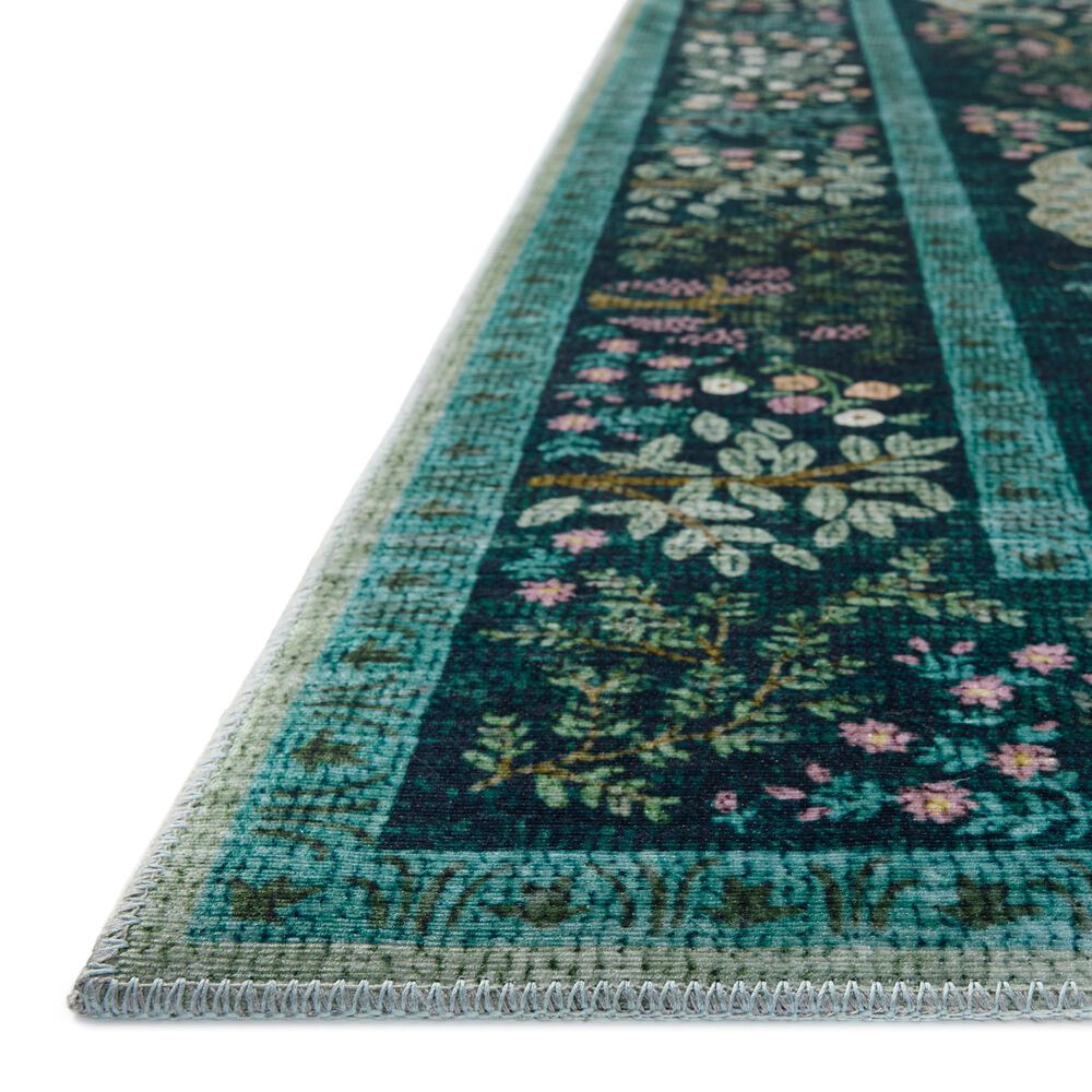 Loloi Canopy Peacock Forest Teal 8&#39;6&quot; x 11&#39;6&quot; Area Rug, , large