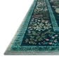 Loloi Canopy Peacock Forest Teal 8"6" x 11"6" Area Rug, , large