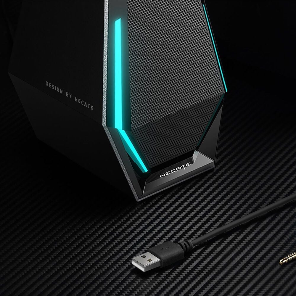 Edifier G1500 Max 2.1 Gaming Speaker System with RGB Lights in Black, , large