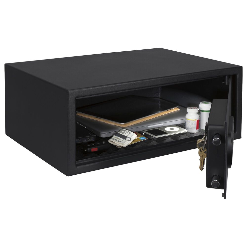Stack-On Personal Safe with Electronic Lock in Black, , large