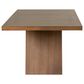 Linon Home Decor Callahan Dining Table with Leaf in Brown - Table Only, , large