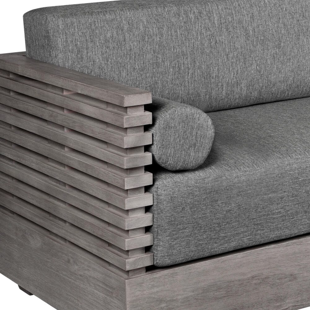 Armen Living Vivid 4-Piece Patio Conversation Set in Eucalyptus/Gray, , large