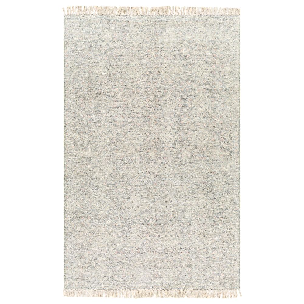 Surya Amasya AMY-2301 5" x 7"6" Green, Ivory and Coral Area Rug, , large
