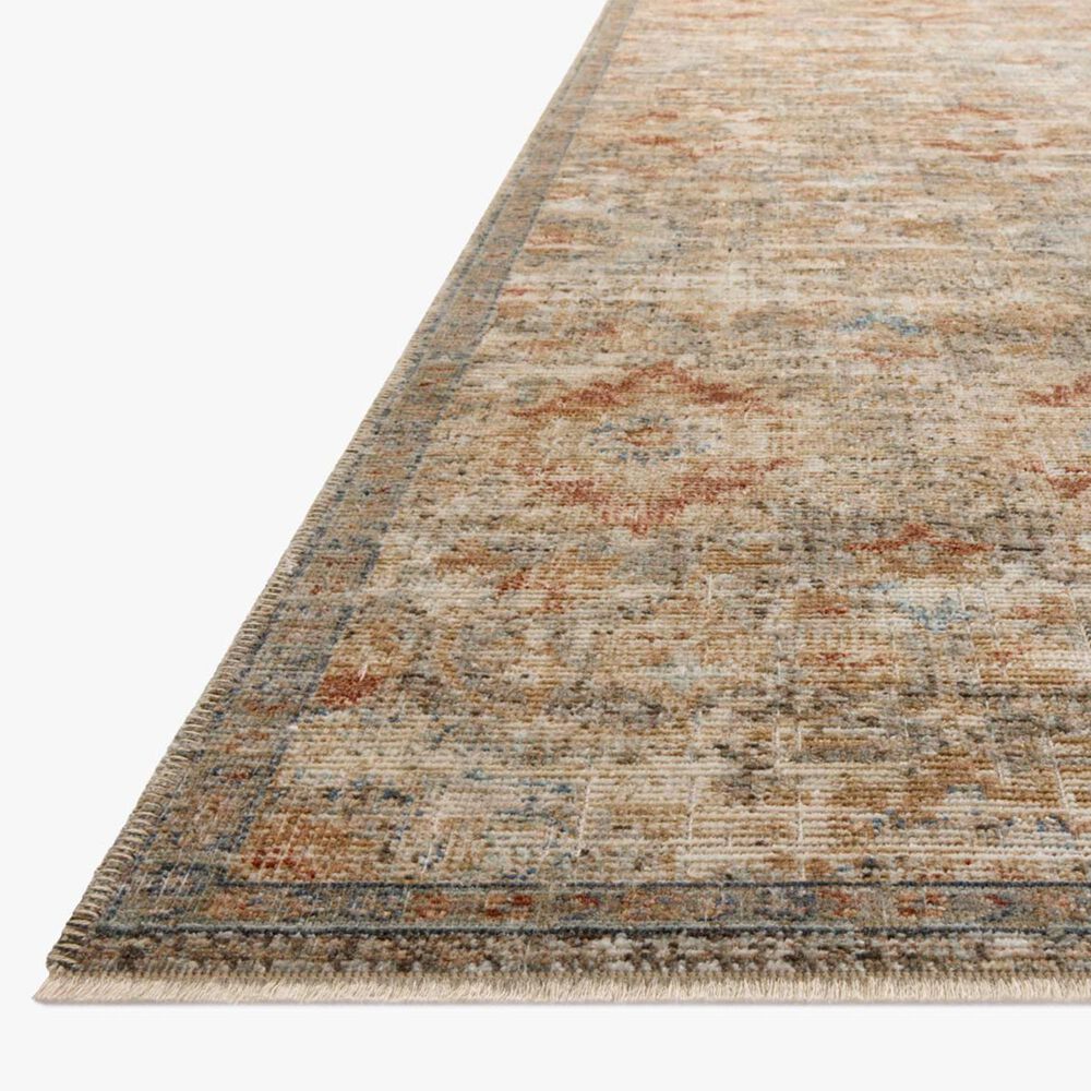 Loloi Heritage 2&#39; x 3&#39; Grey and Sunset Area Rug, , large