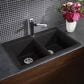 Blanco Diamond 33" Equal Double Dual Mount Kitchen Sink in Anthracite, , large