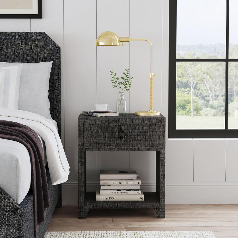 Butler Specialty Company Bar Harbor 1-Drawer Nightstand in Charcoal Gray, , large