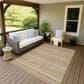 Dalyn Rug Company Soft Essentials Striped Copper 9" x 12" Indoor/Outdoor Area Rug, , large