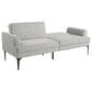 Lifestyle Solutions Paulie Convertible Sofa with Gray Cushion in Black, , large