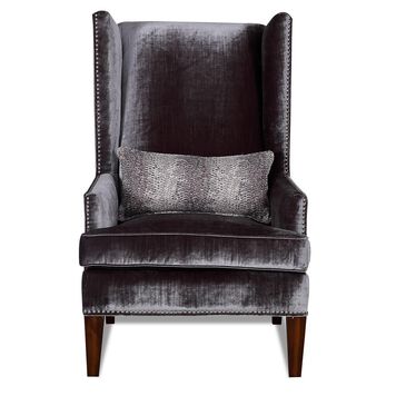 Aria Designs Lorraine Chloe Accent Chair in Velvet , , large