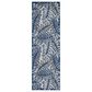 Nourison Aloha ALH18 2"3" x 8" Ivory and Navy Indoor/Outdoor Runner, , large