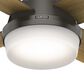 Hunter Dempsey 44" Ceiling Fan with Lights in Noble Bronze, , large