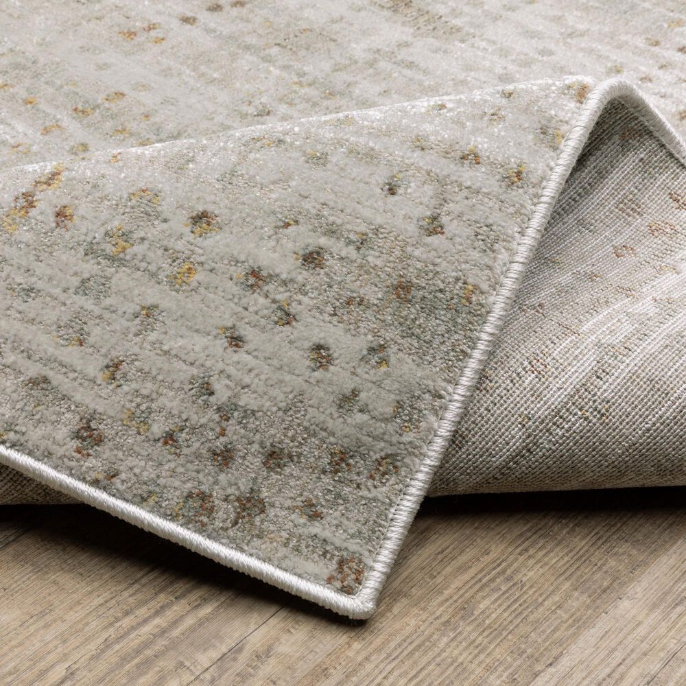 Oriental Weavers Mallory Grey and Gold 3&#39;3&quot; x 5&#39; Area Rug, , large
