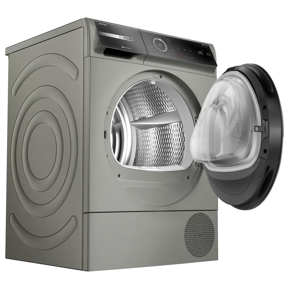 Bosch 800 Series 4 Cu. Ft. Front Load Electric Dryer in Pearl Steel, , large