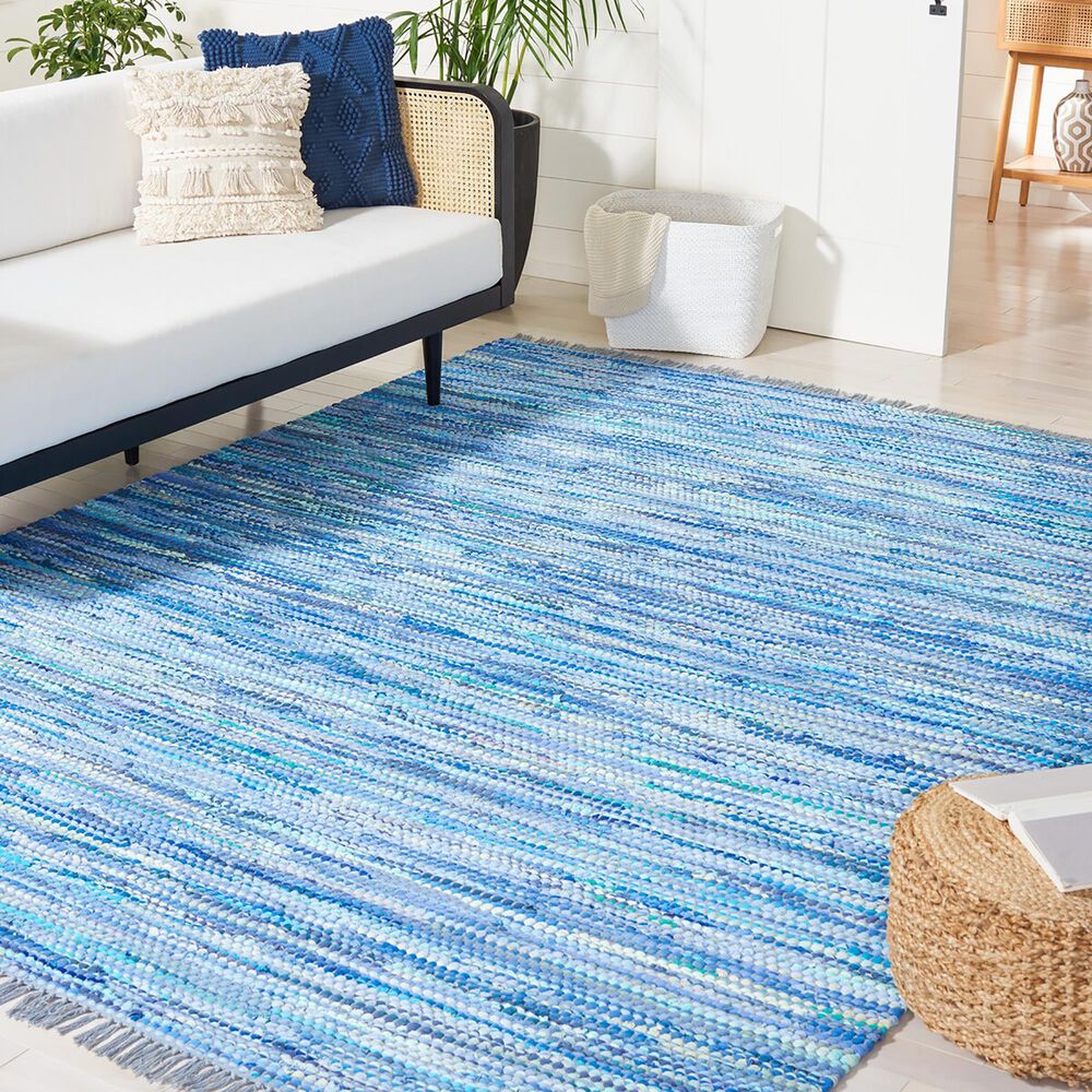 Safavieh Montauk MTK251  8&#39; x 10&#39; Blue Area Rug, , large