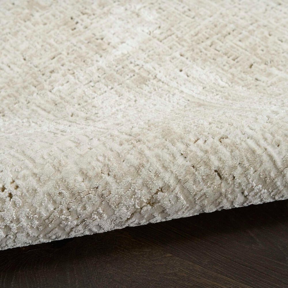 Nourison Grand Street GRN03 Ivory and Beige 2&#39;2&quot; x 10&#39; Runner, , large