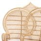Baxton Studio Nerita Two-Seater Peacock Chair in White, , large