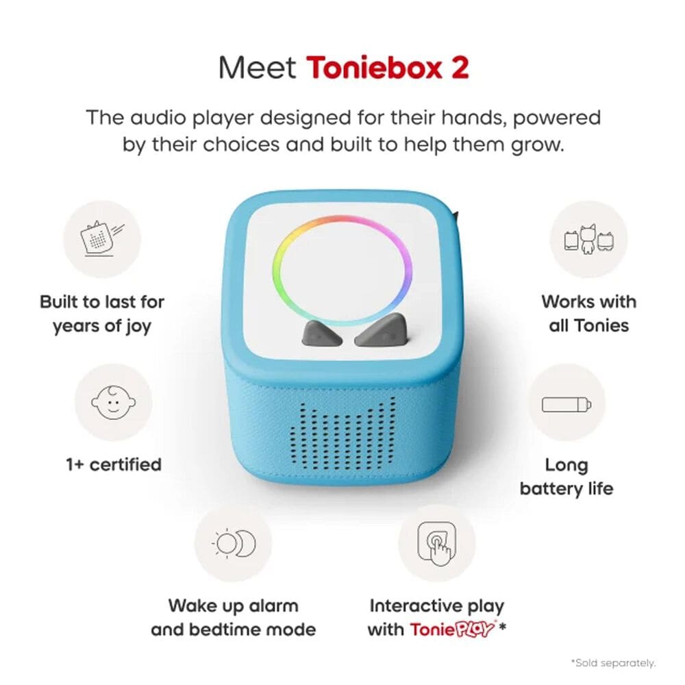 Tonies Toniebox 2 Starter Set - Playtime Puppy &#40;Sky Blue&#41;, , large