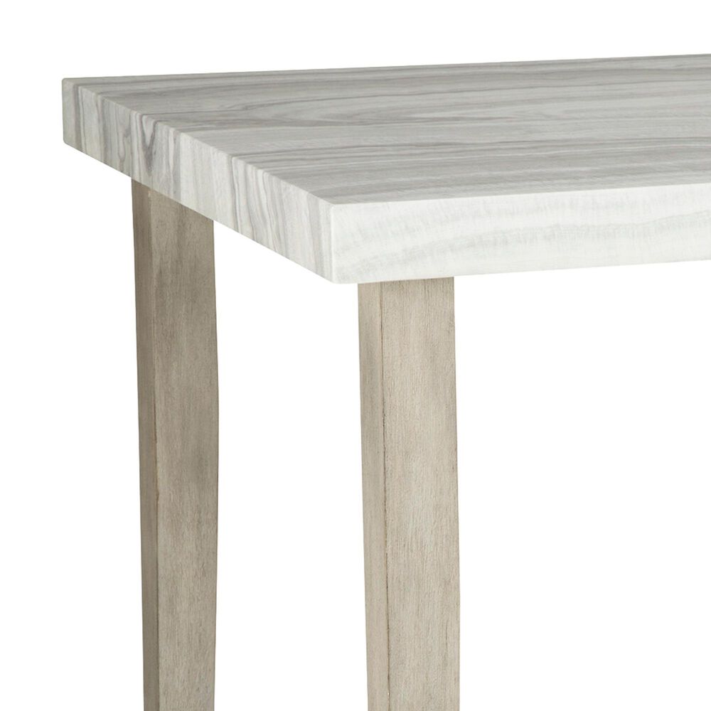 Ashley Larawyn Counter Height Table in Bisque, White and Gray - Table Only, , large