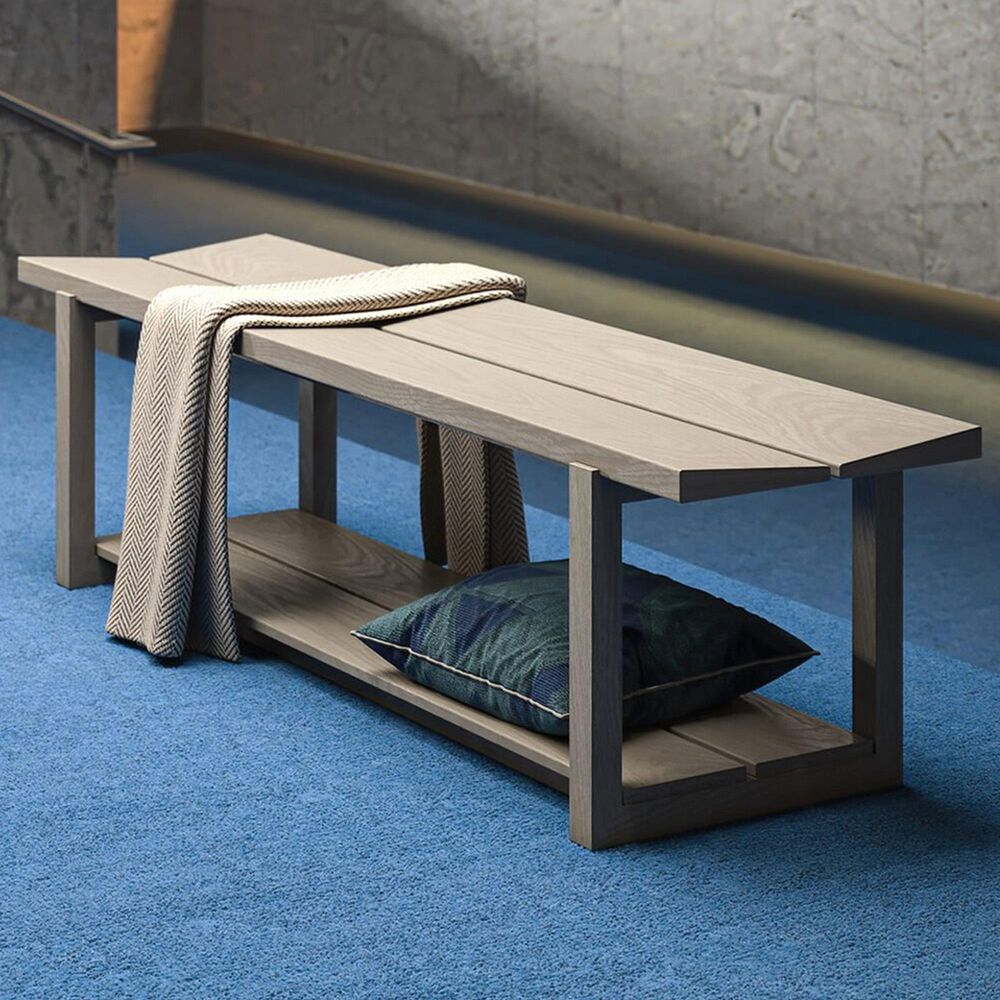 BDI Kava Storage Bench in Washed Oak, , large